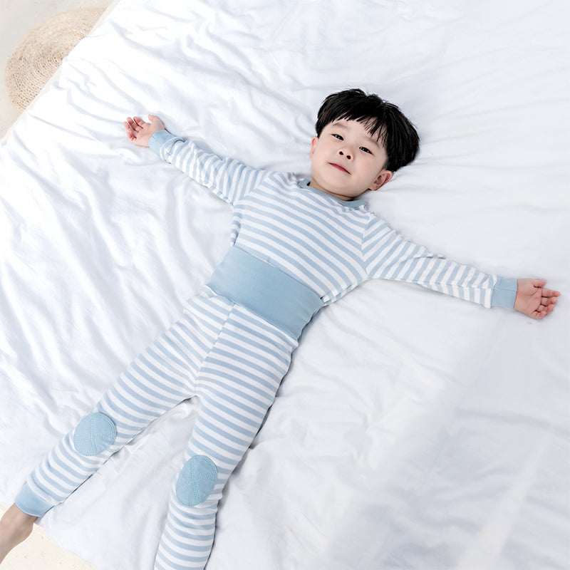 Boys' and Girls' Striped Home Suits Boys' and Girls' Striped Home Suits